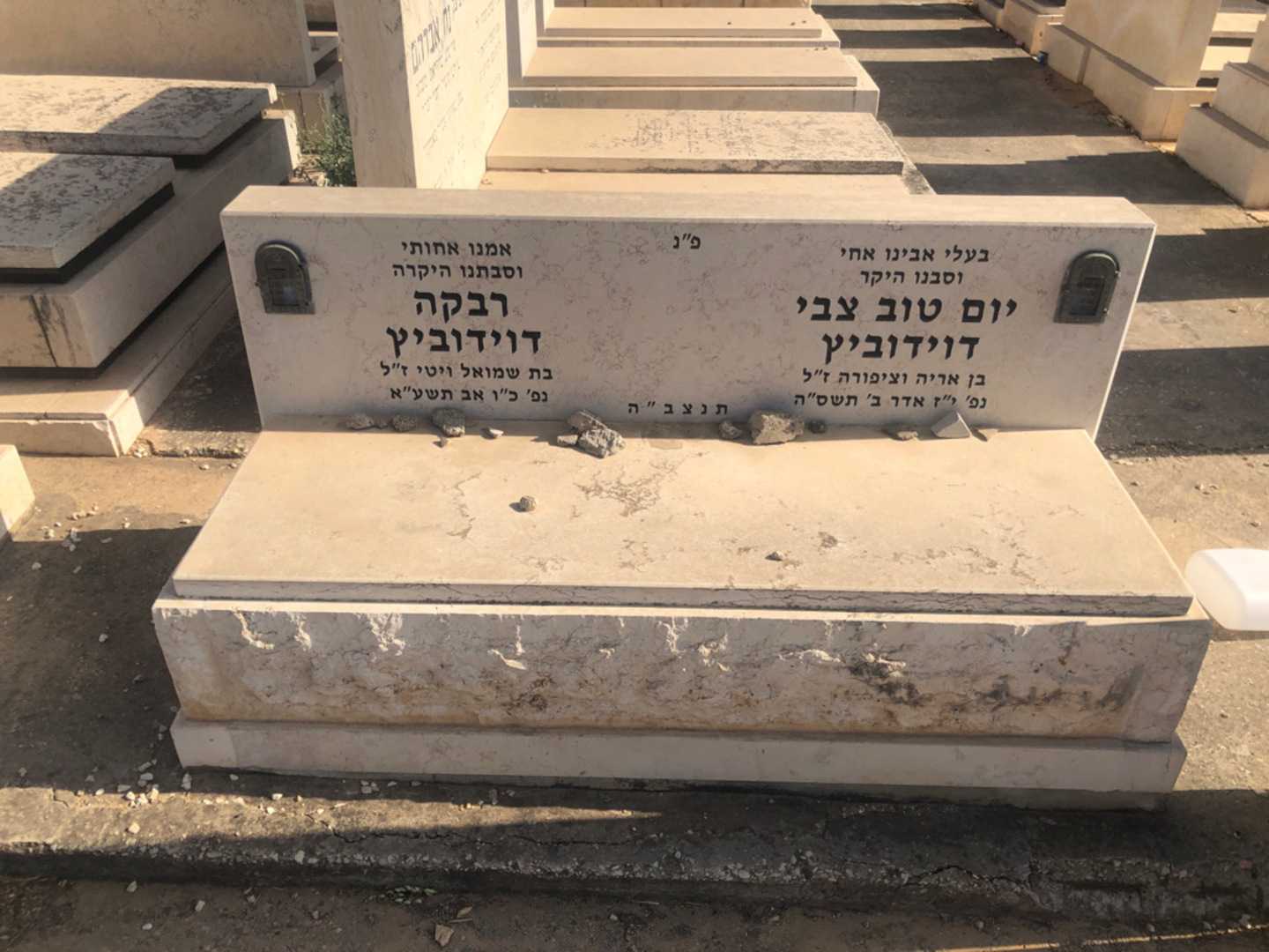 קברו של יום טוב צבי דוידוביץ. תמונה 1