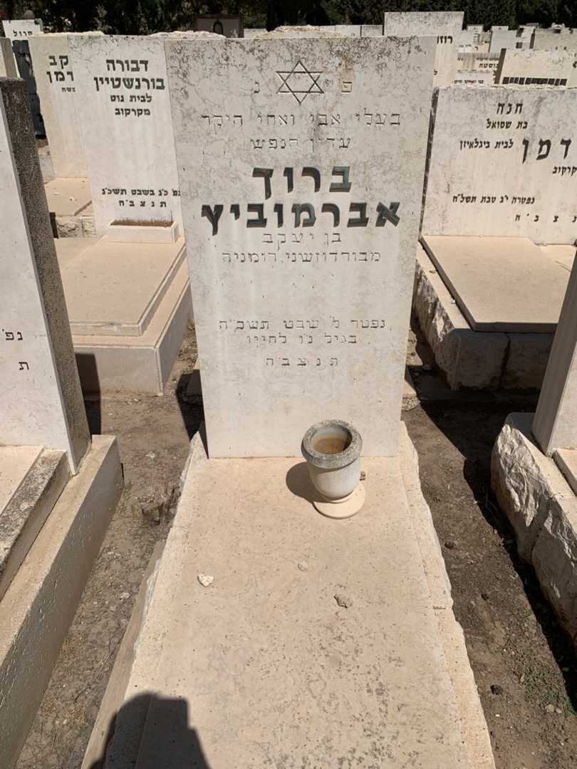 קברו של ברוך אברמוביץ