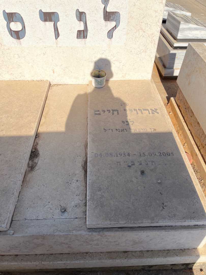 קברו של ארווין חיים "לני" לנדס. תמונה 2