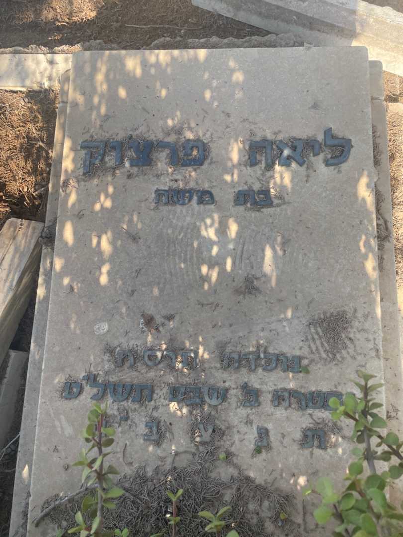 קברו של ליאה פרצ'וק. תמונה 2