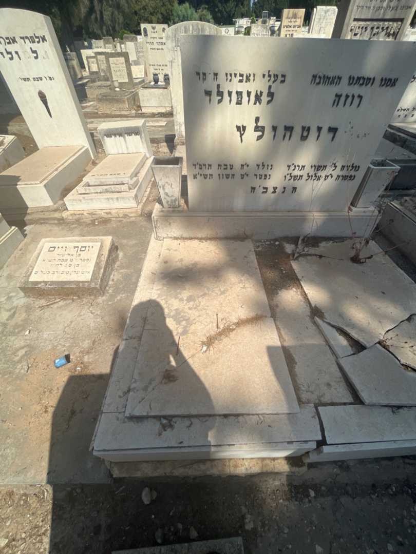 קברו של לאופולד רוטהולץ. תמונה 1