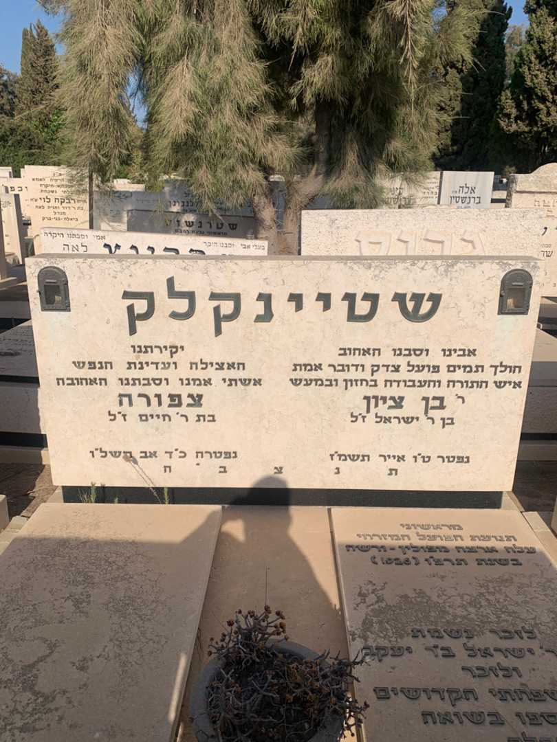 קברו של צפורה שטיינקלק. תמונה 1
