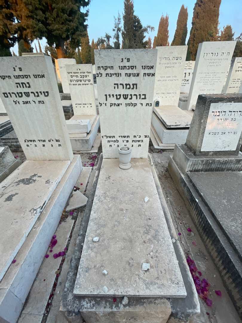 קברו של תמרה בורנשטיין