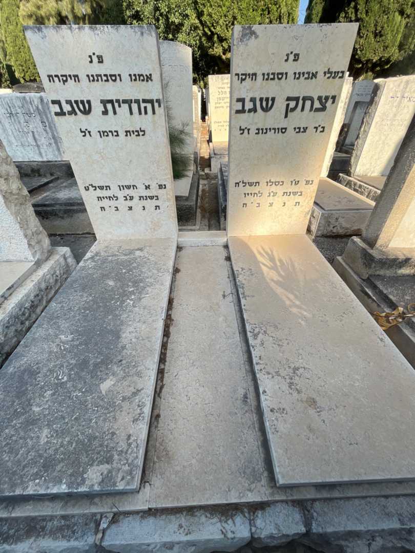 קברו של יהודית שגב. תמונה 1