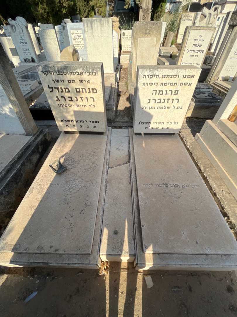 קברו של פרומה רוזנברג. תמונה 2