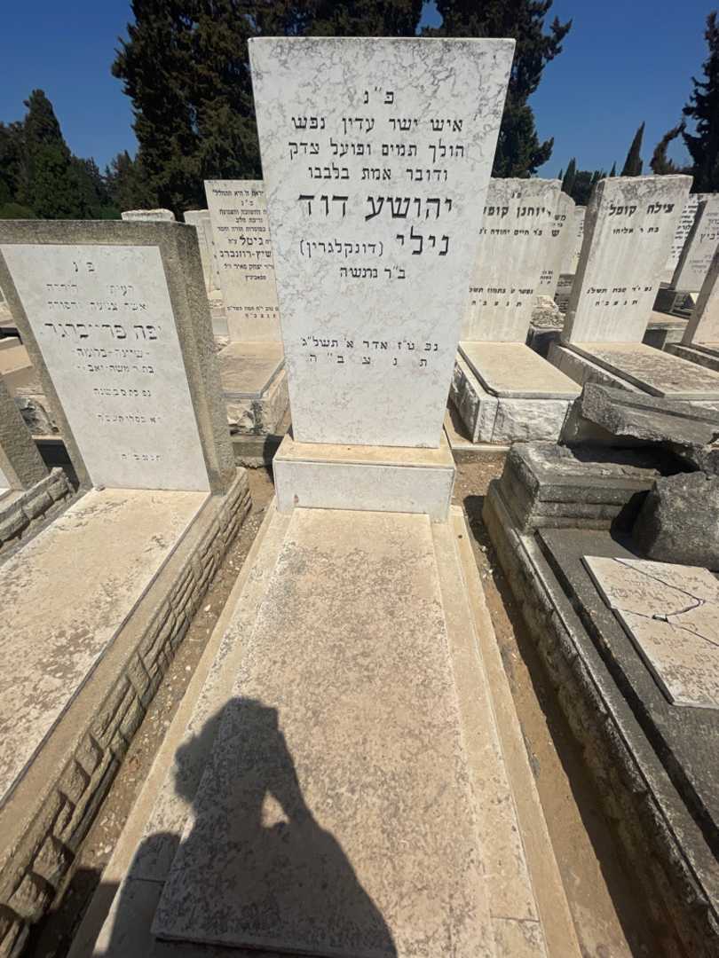 קברו של יהושע דוד "דונקלגרין" נילי