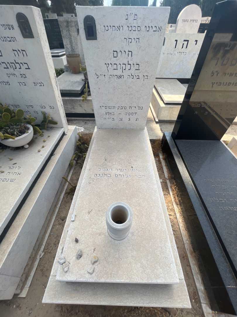 קברו של חיים בילקוביץ