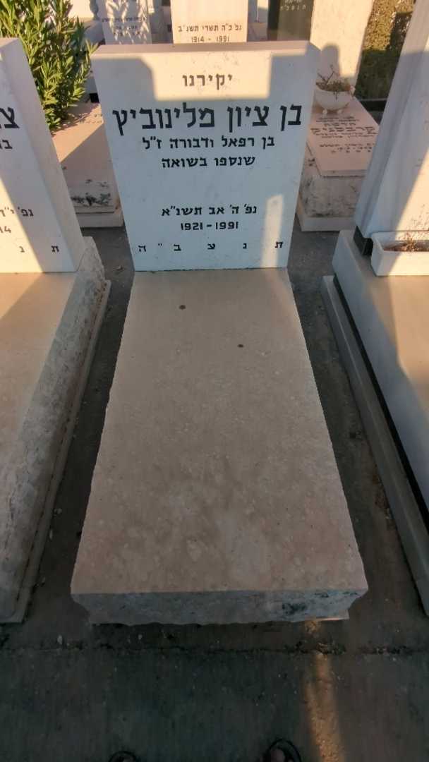 קברו של בן ציון מלינוביץ