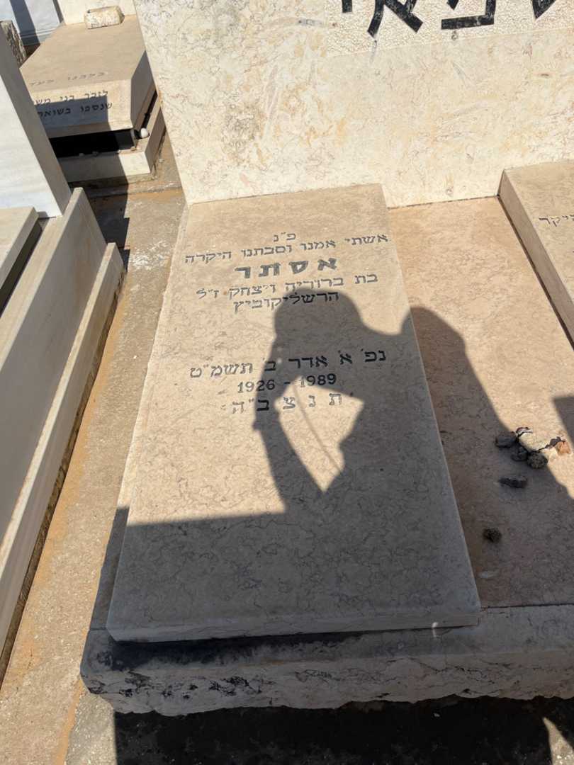 קברו של אסתר שמאי. תמונה 2