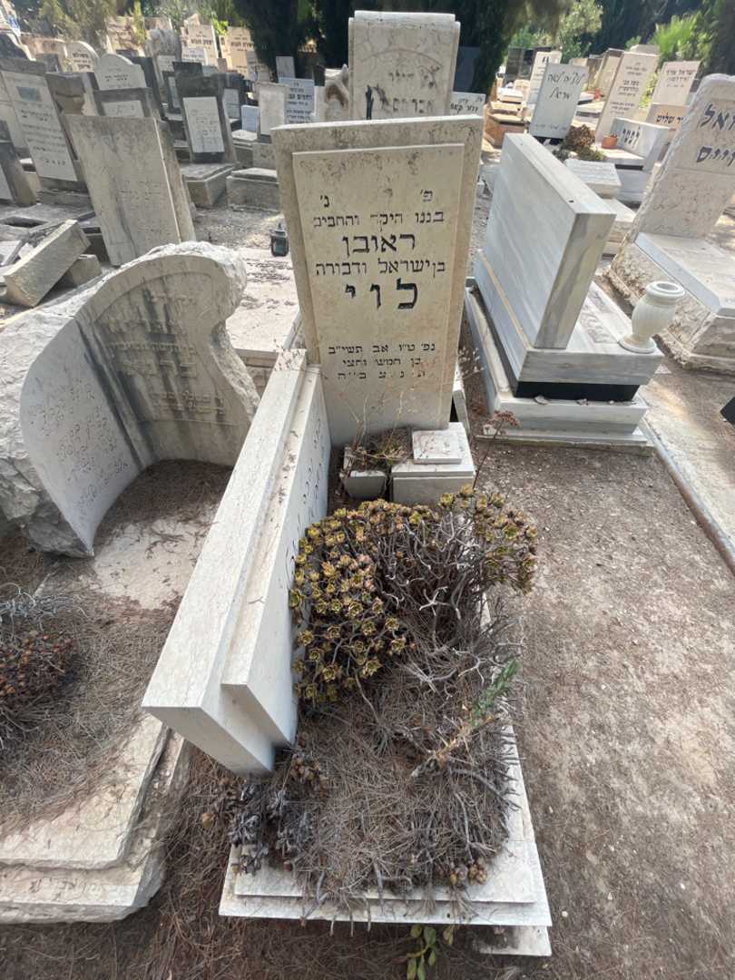 קברו של ראובן לוי