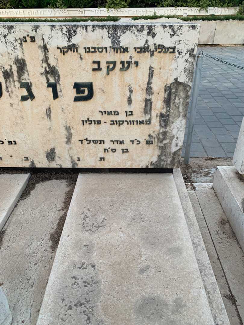 קברו של יעקב פוגל. תמונה 2
