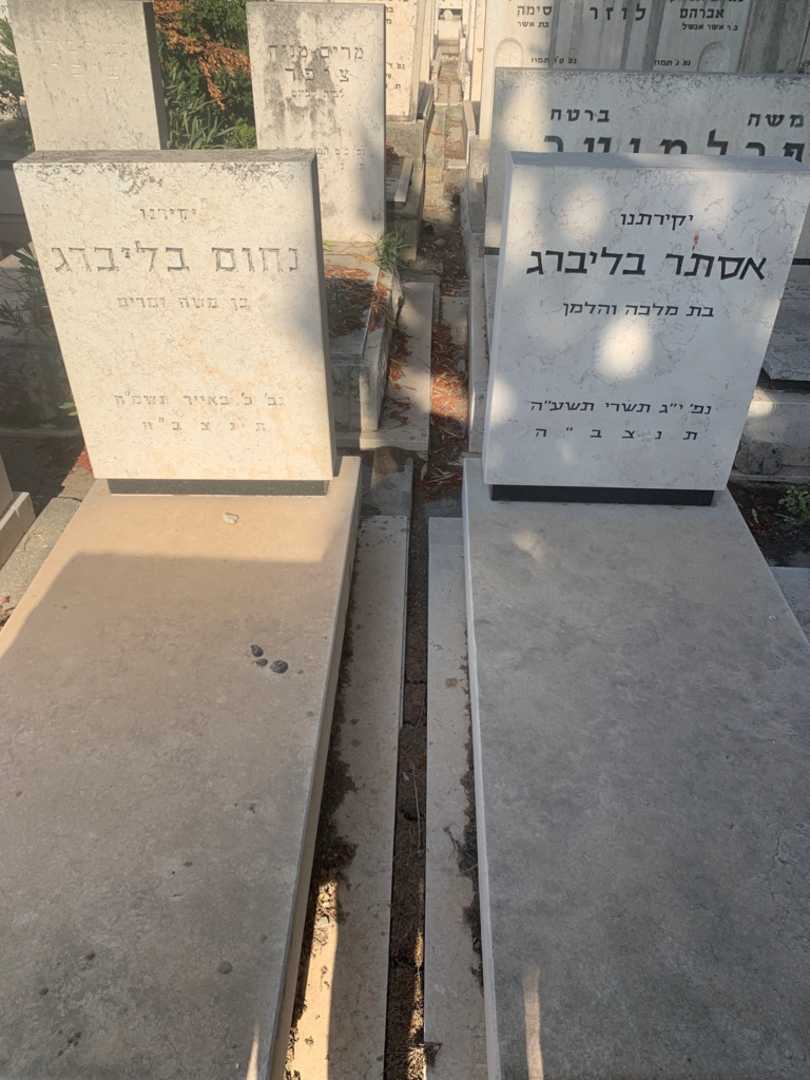 קברו של נחום בליברג. תמונה 2