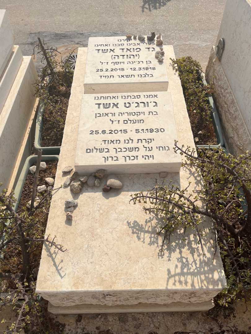 קברו של גד פאוד "יהודה" אשד