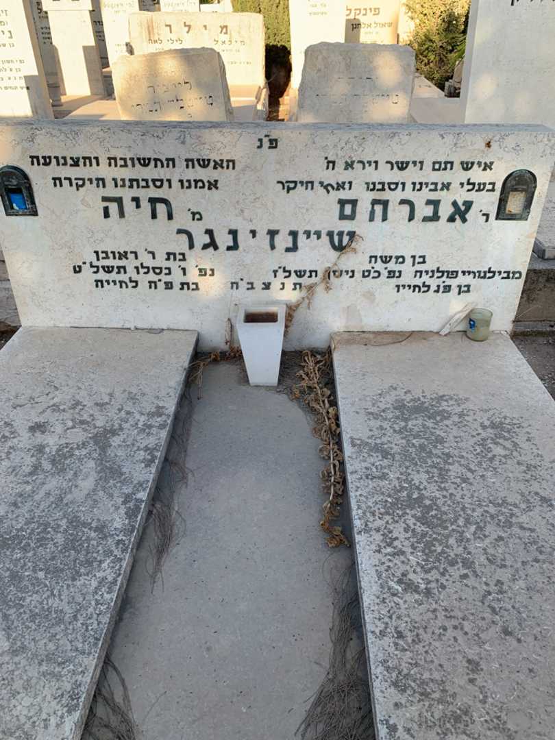 קברו של חיה שיינזינגר. תמונה 1