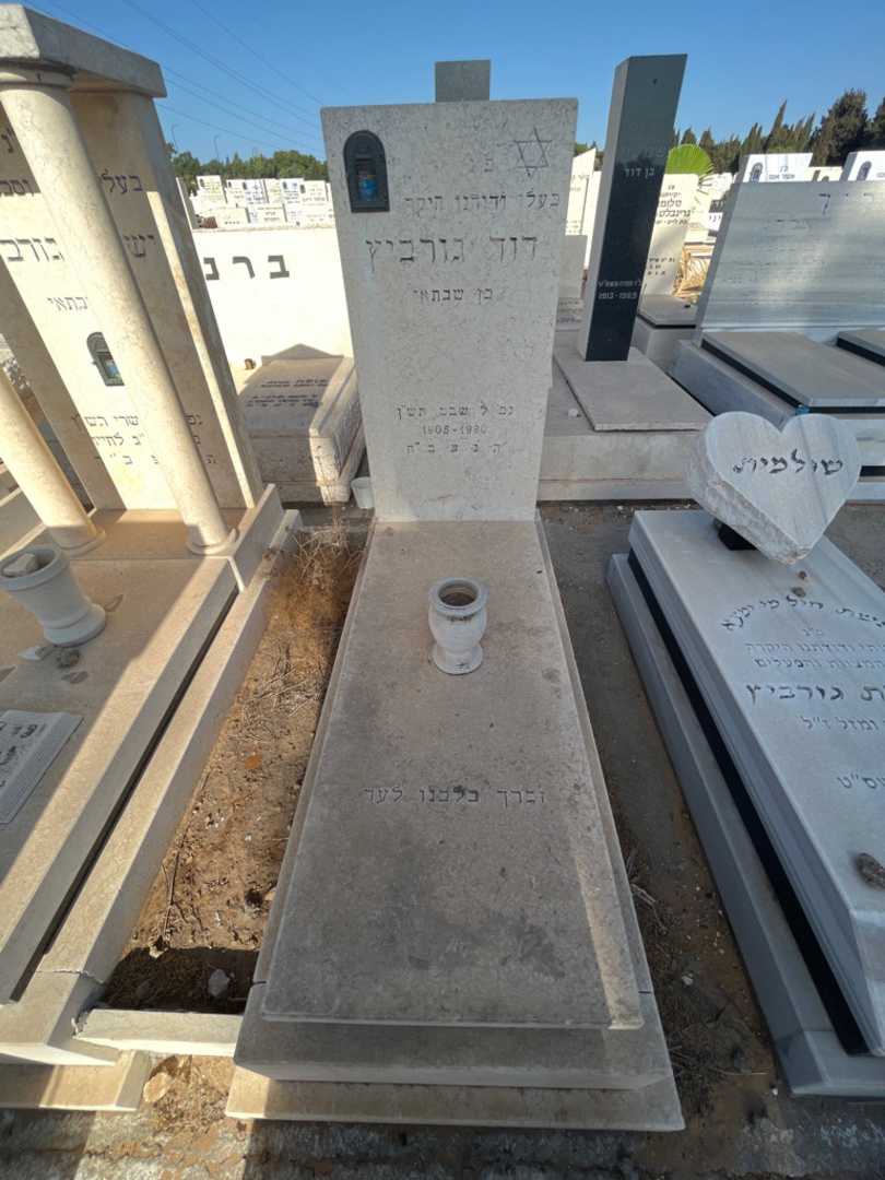 קברו של דוד גורביץ. תמונה 1