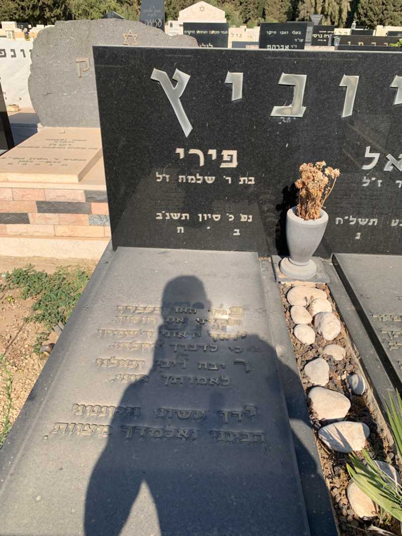 קברו של פירי שיוביץ. תמונה 2