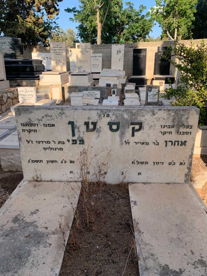 קברו של אהרן קסטן. תמונה 1