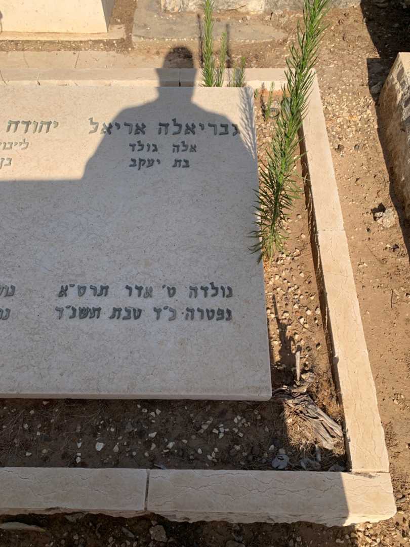 קברו של גבריאלה "אלה גולד" אריאל. תמונה 2