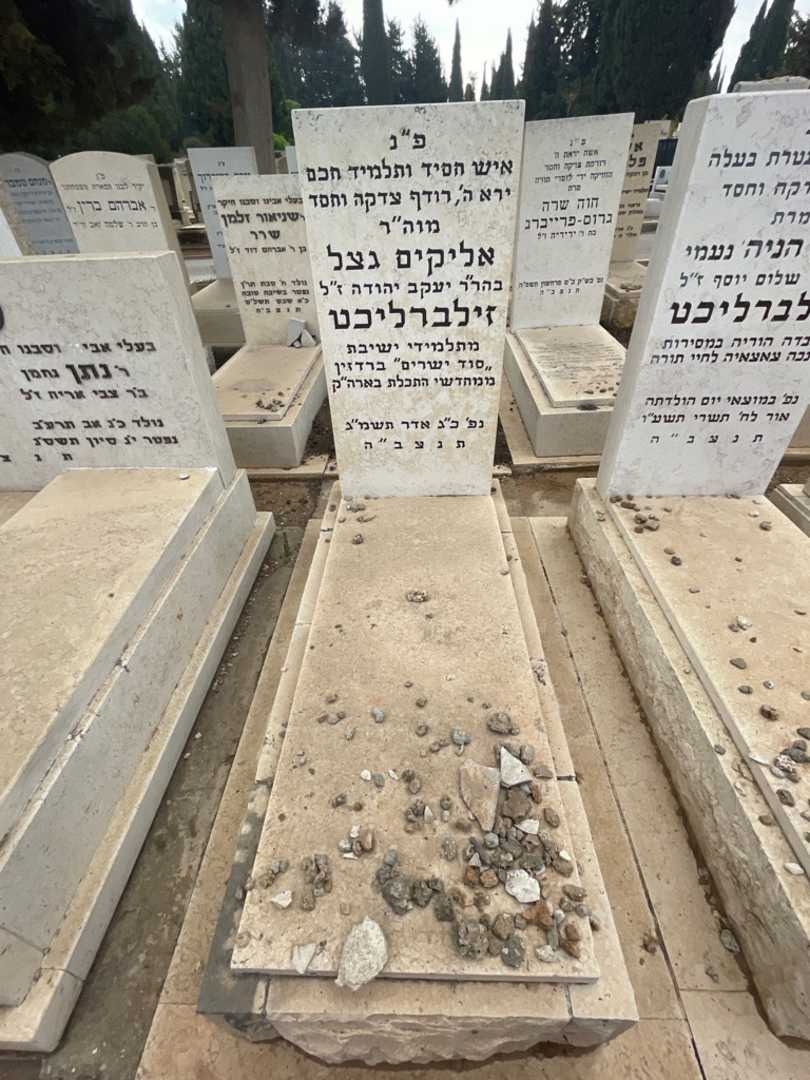 קברו של אליקים גצל זילברליכט. תמונה 2