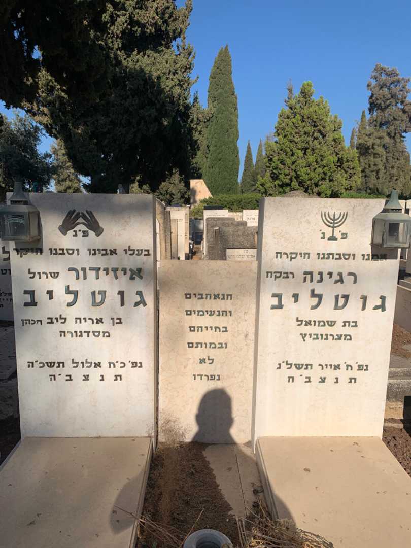 קברו של רגינה "רבקה" גוטליב. תמונה 1