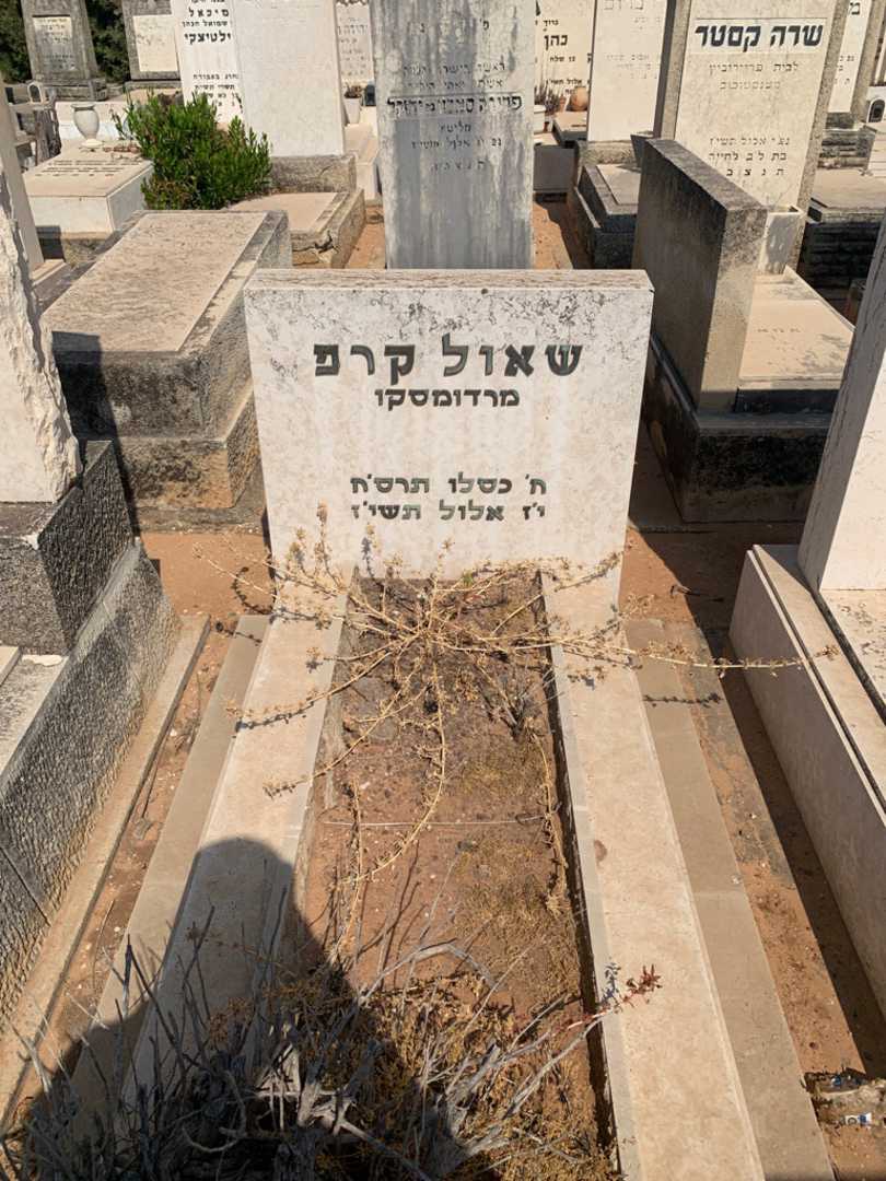 קברו של שאול קרפ