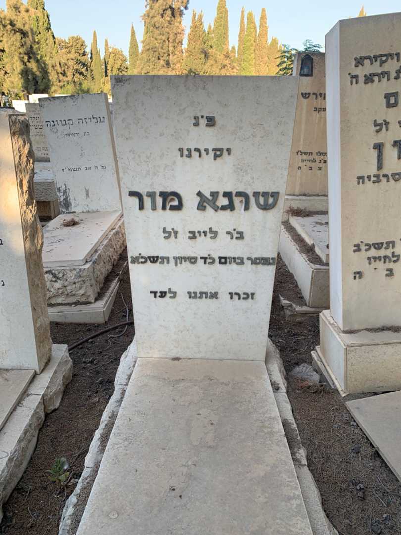 קברו של שרגא מור