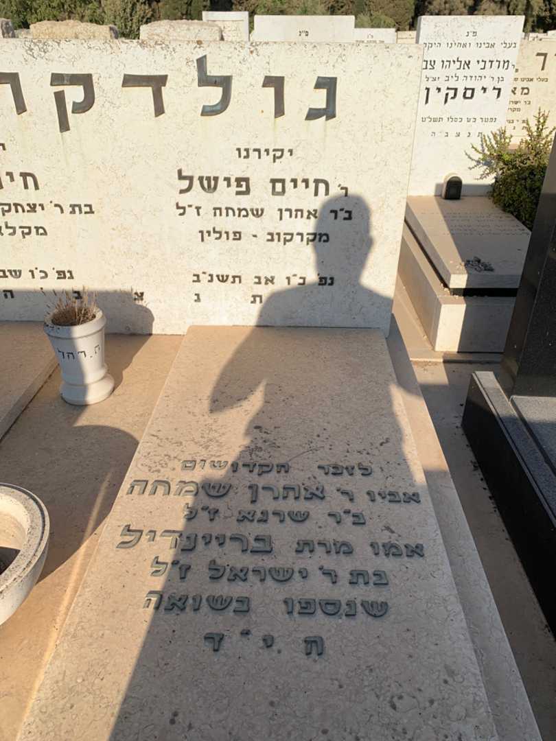 קברו של חיים פישל גולדקורן. תמונה 2