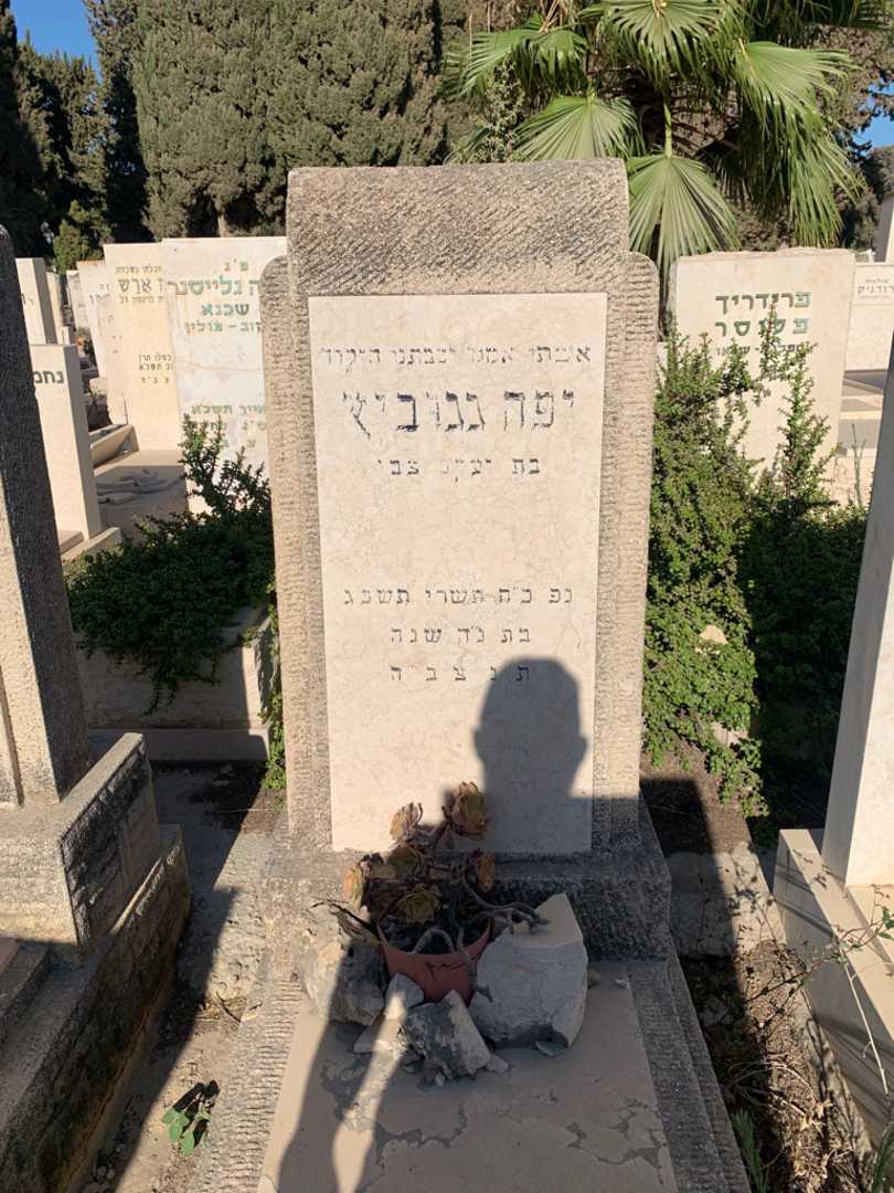 קברו של יפה גגוביץ