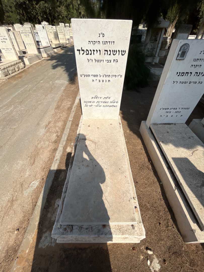 קברו של שושנה ויזנפלד