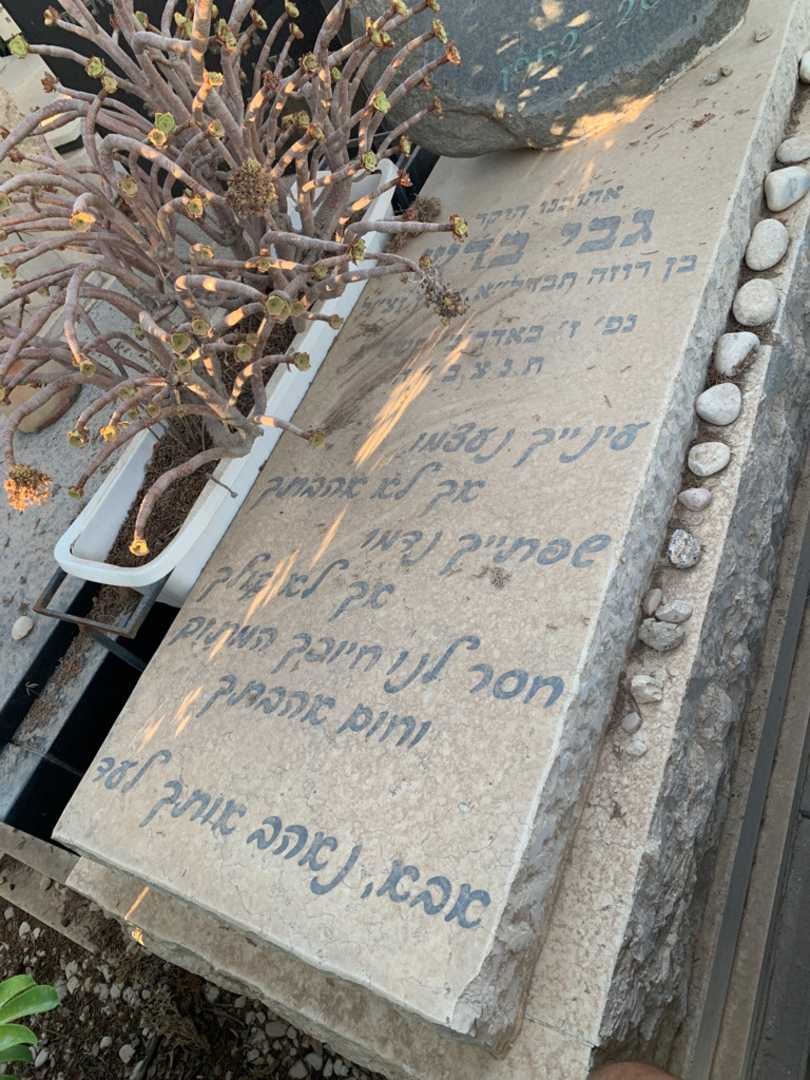קברו של גבי בדש. תמונה 3