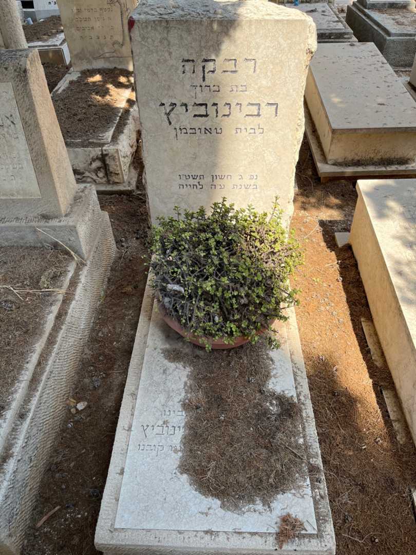 קברו של רבקה רבינוביץ