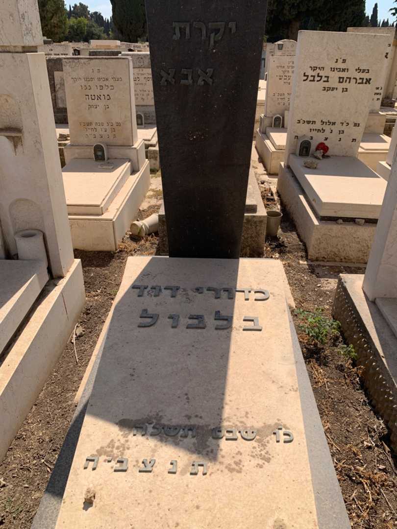 קברו של כדורי דוד בלבול. תמונה 1