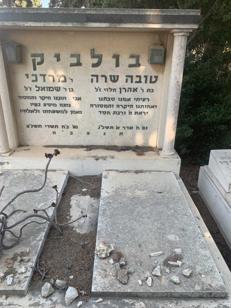 קברו של טובה שרה בולביק. תמונה 1