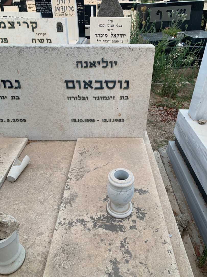 קברו של יוליאנה נוסבאום. תמונה 2