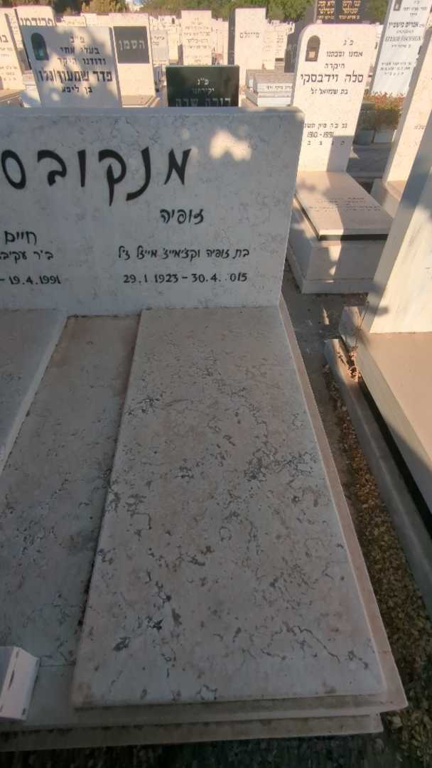 קברו של זופיה מנקובסקי. תמונה 1