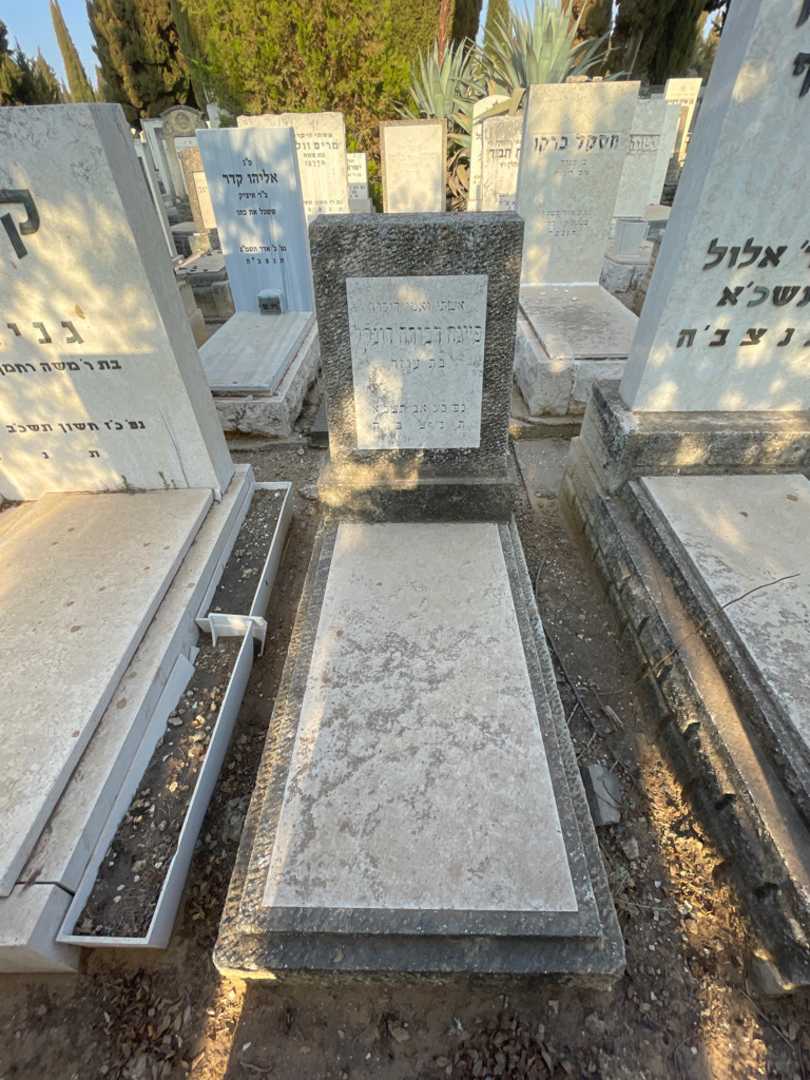קברו של פייגה דבורה דונקל