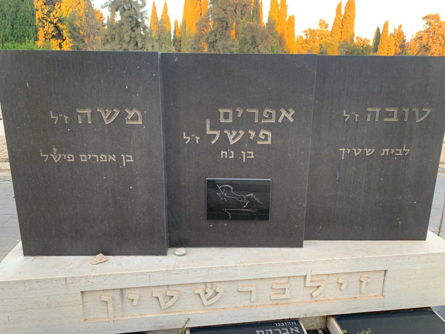 קברו של אפרים פישל זילברשטין. תמונה 1