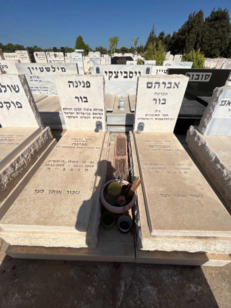 קברו של פנינה בור. תמונה 1