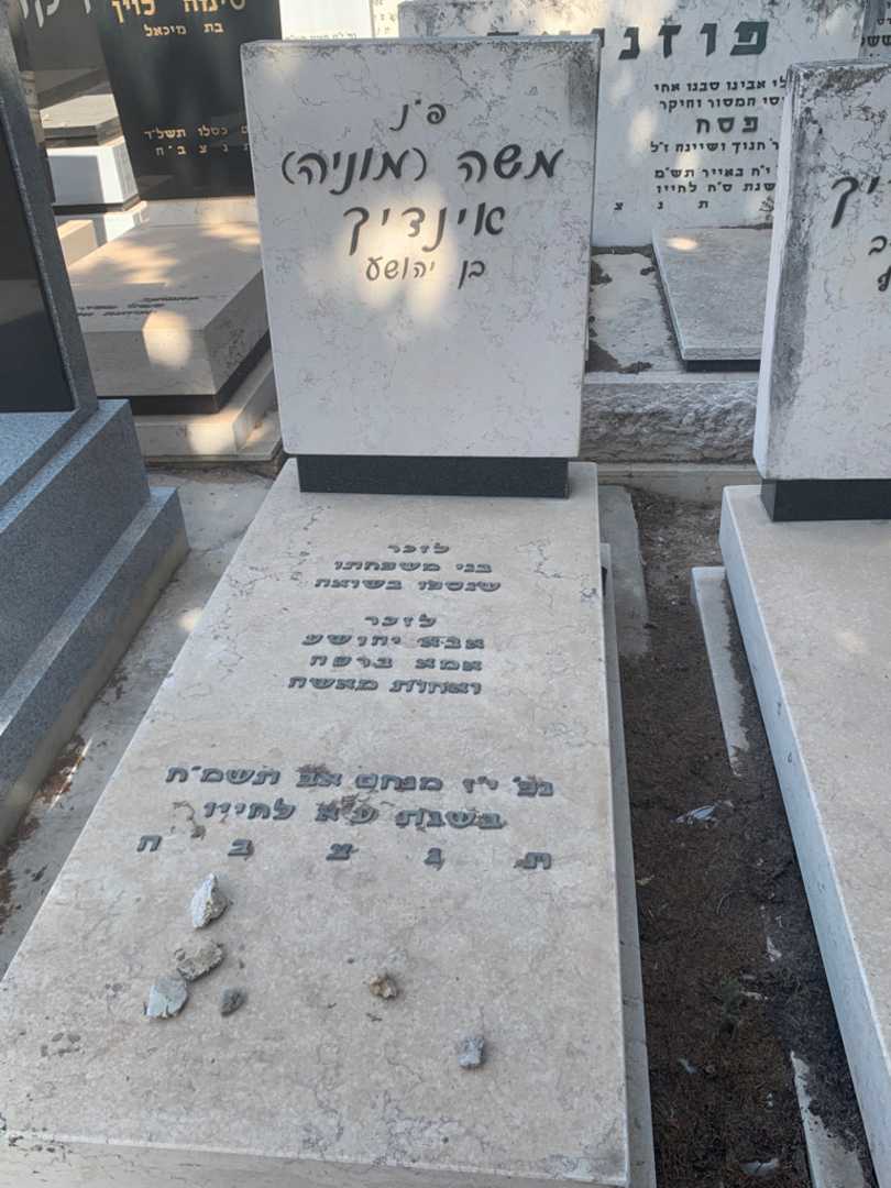 קברו של יהושע אינדיך. תמונה 1