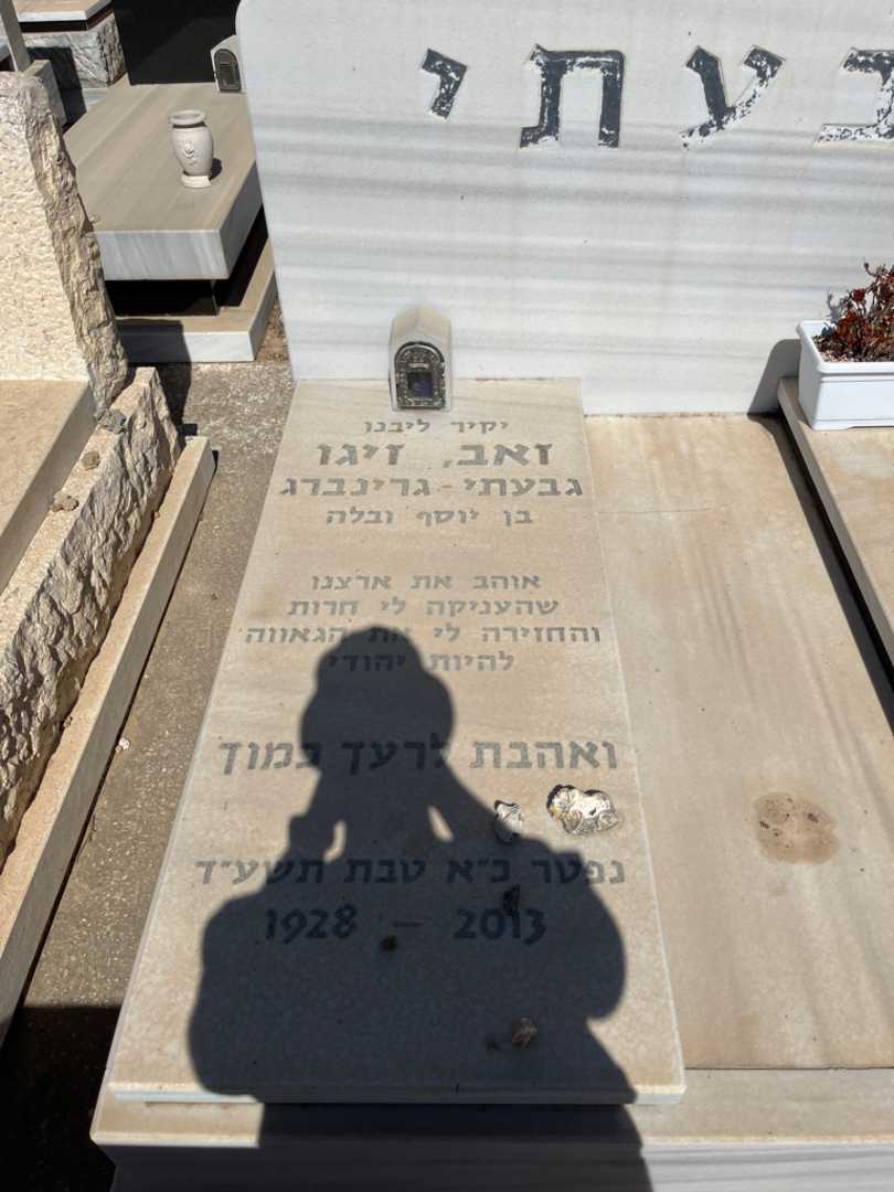 קברו של זאב זיגו גבעתי - גרינברג. תמונה 2