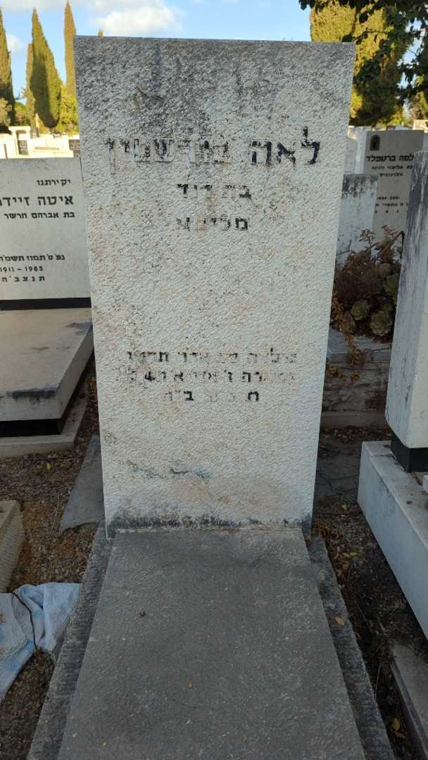 קברו של לאה בורשטין