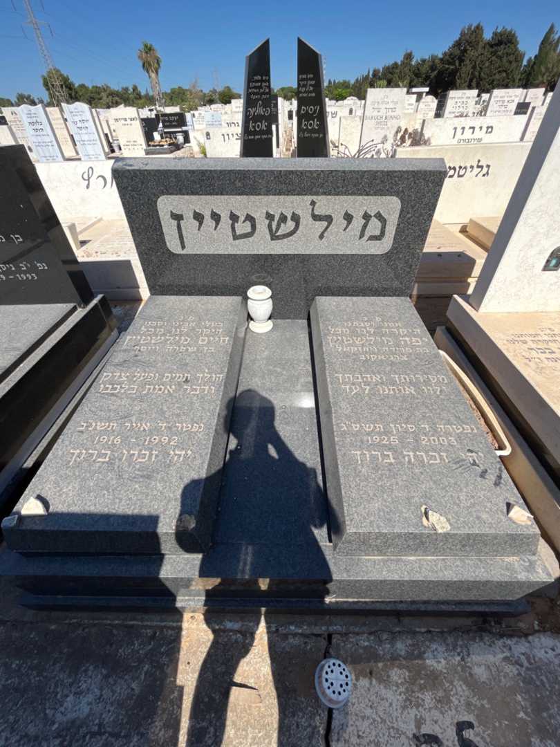 קברו של יפה מילשטיין. תמונה 1