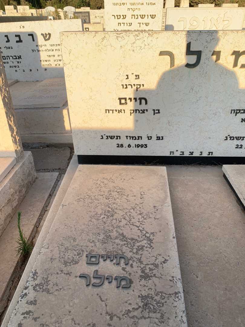 קברו של חיים מילר. תמונה 2