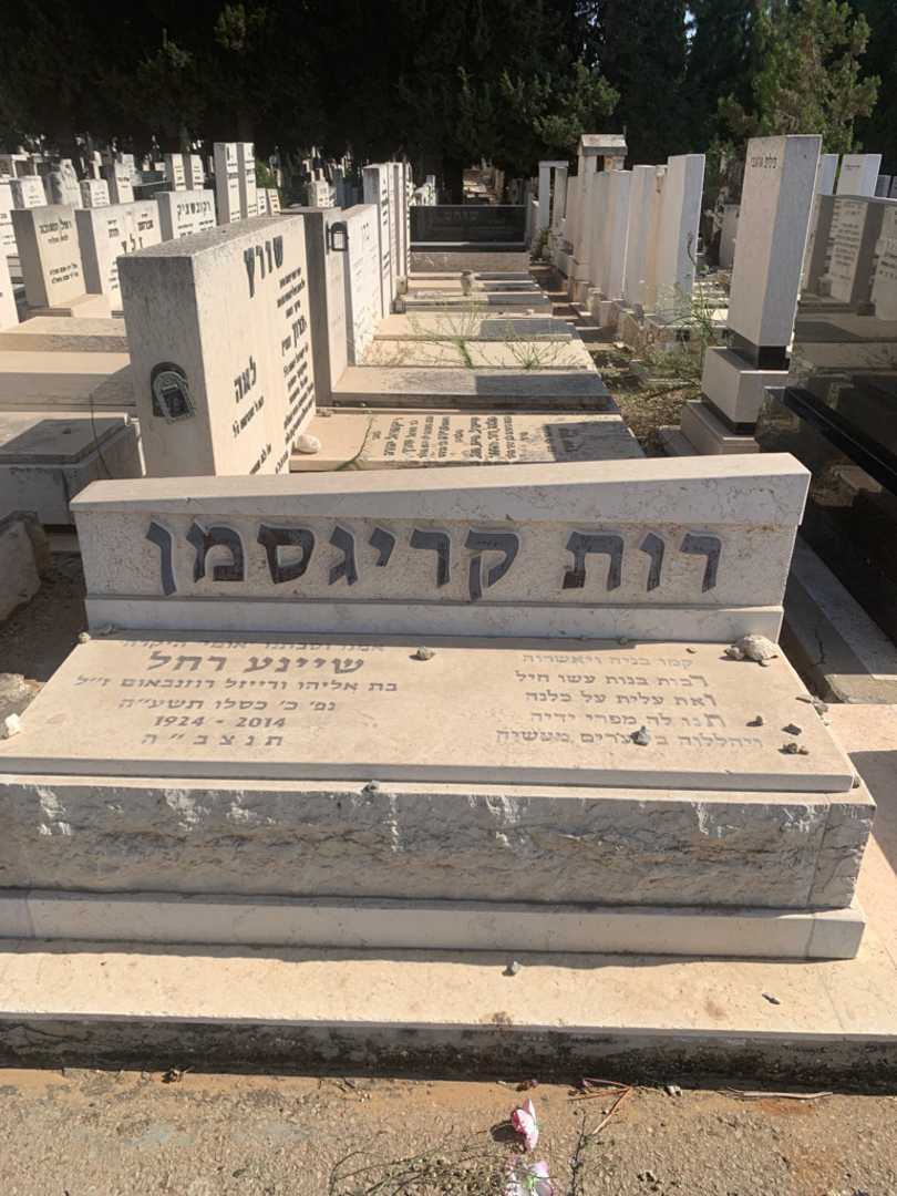 קברו של שיינע קריגסמן. תמונה 1