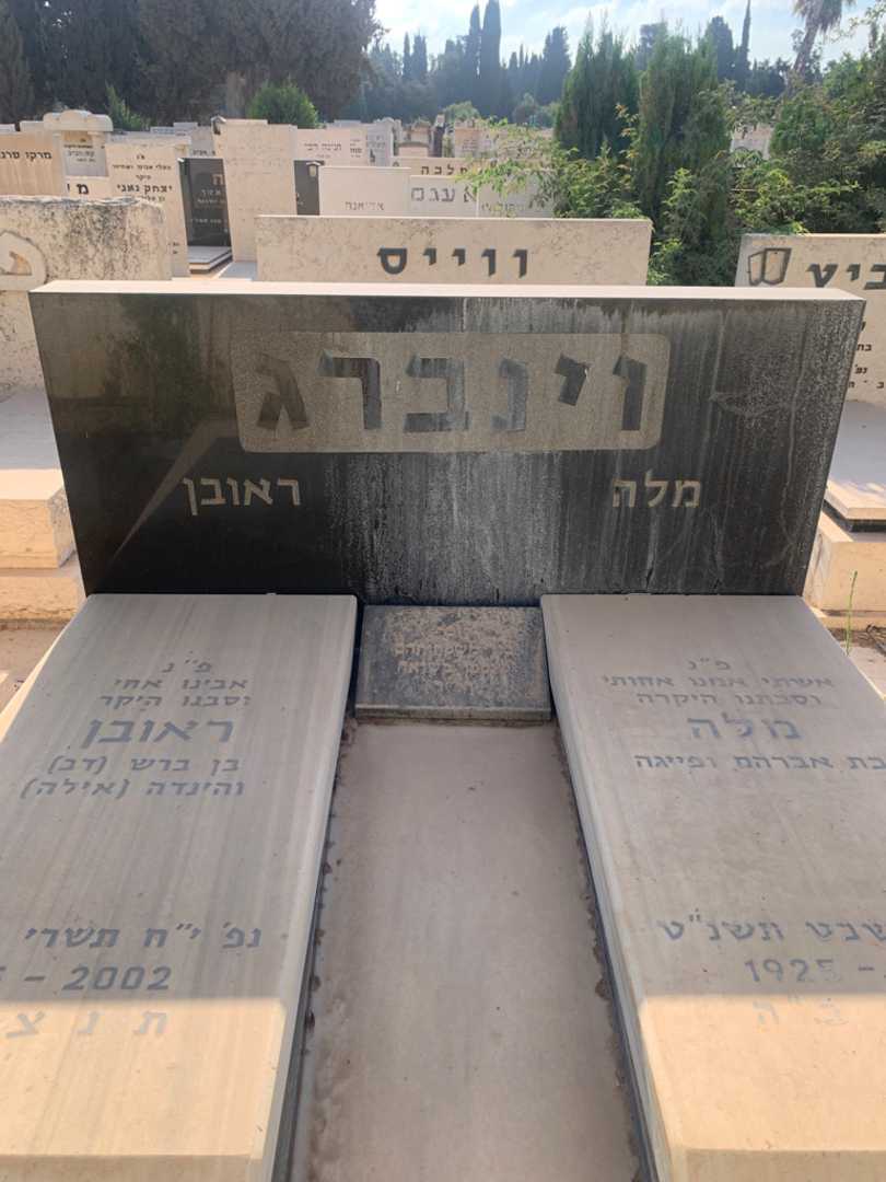 קברו של ראובן וינברג. תמונה 1