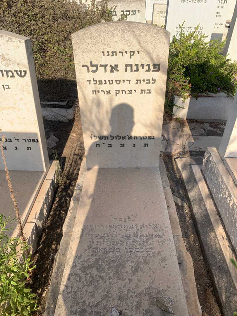 קברו של פנינה אדלר