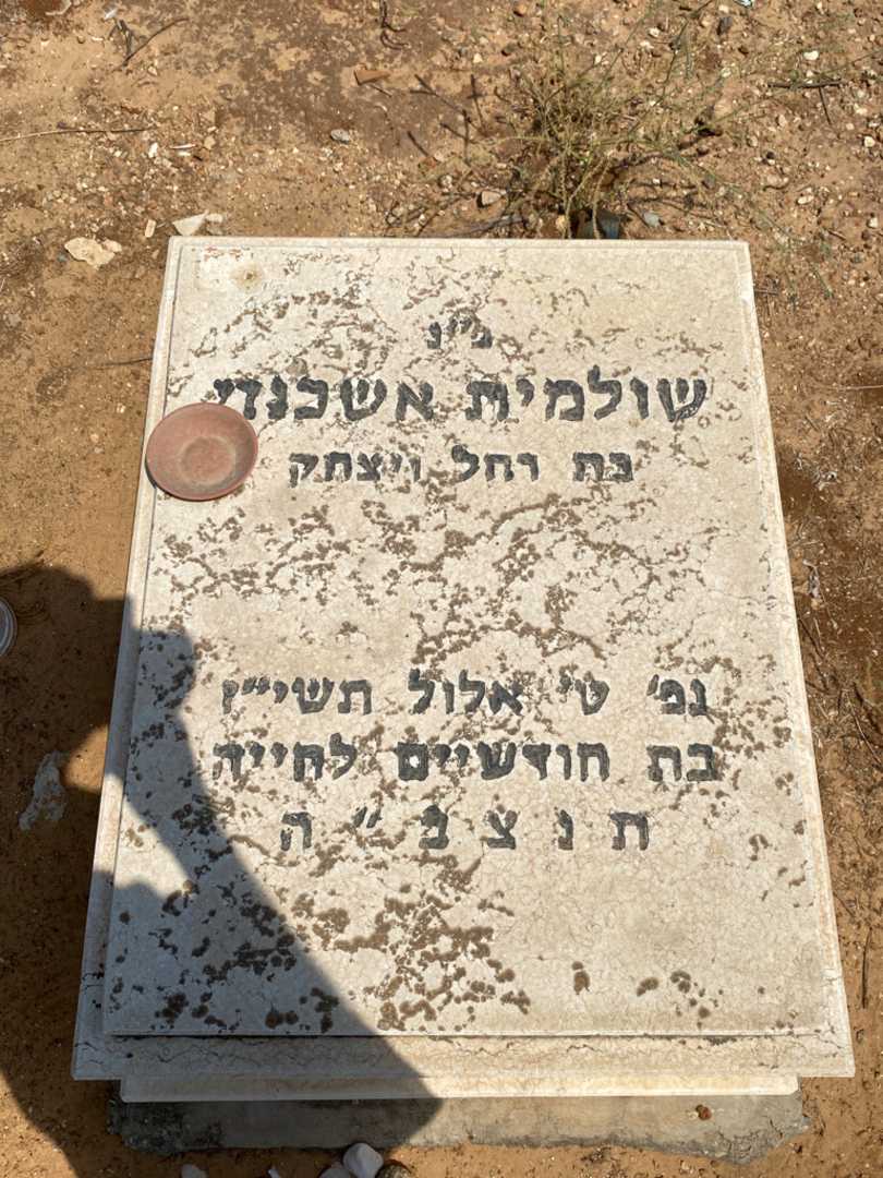 קברו של שולמית אשכנזי