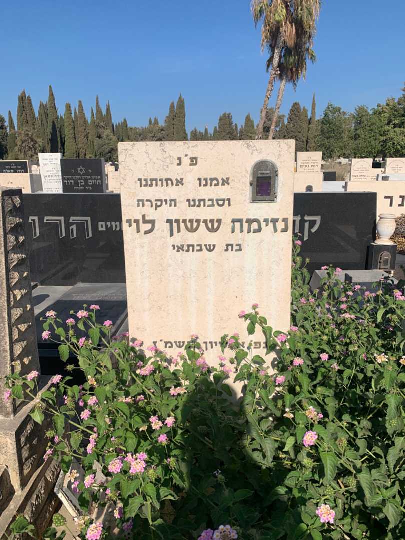 קברו של נזימה ששון לוי. תמונה 2
