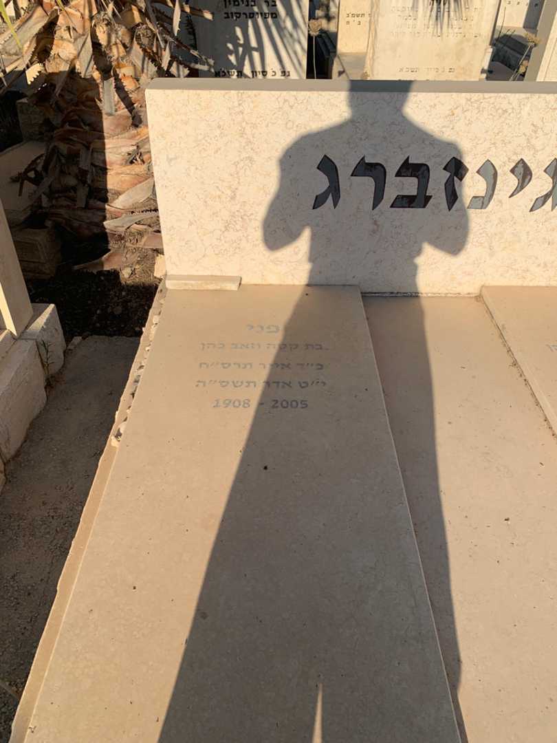קברו של פני גינזברג. תמונה 2