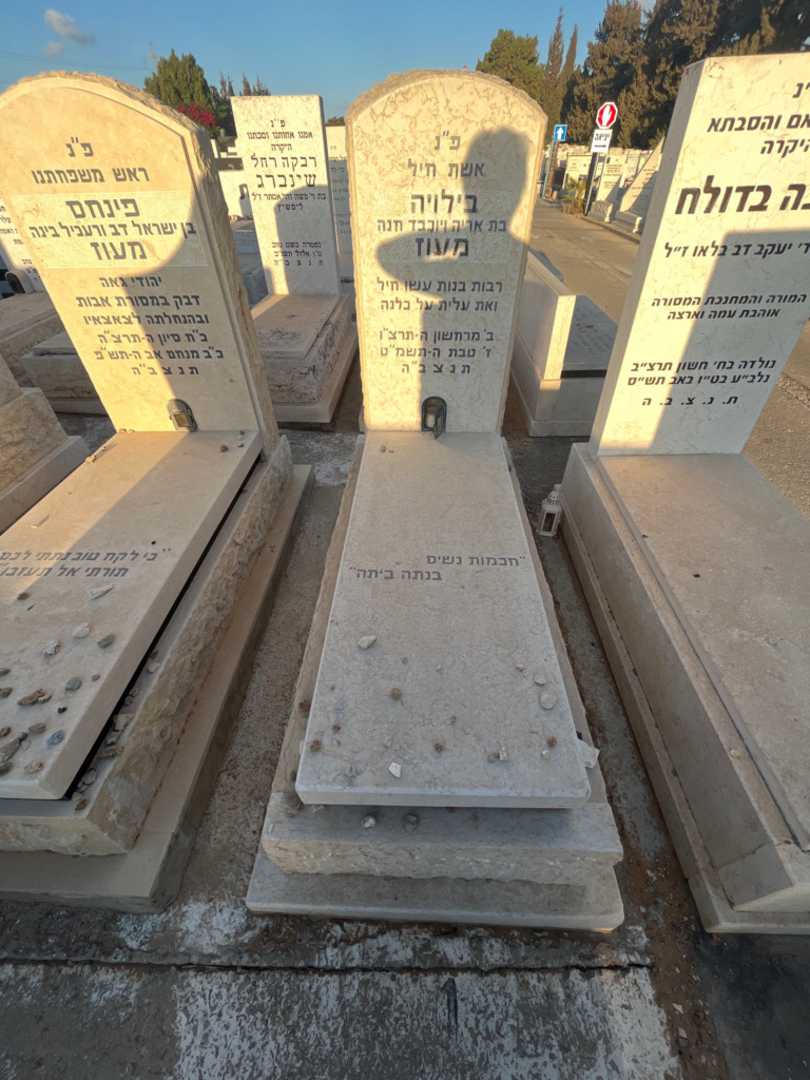 קברו של בילויה מעוז. תמונה 1